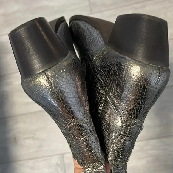 NWOT LEVIS Metallic Leather Western Cowboy Boot, Size 8.5 - Picture 8 of 10